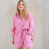 Cotton Pajamas For Women Sets Suit