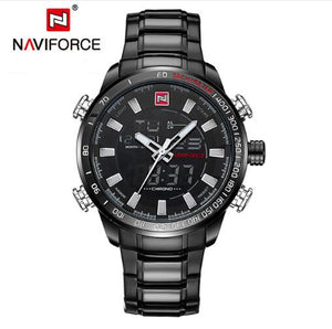 NAVIFORCE Men's Quartz Sport Wristwatch Waterproof