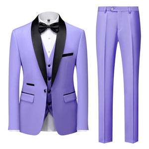 New Grooms men Men Wedding Suits Shawl Lapel Groom Tuxedos