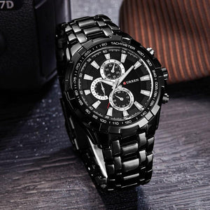 CURREN Watches Men quartz Sports  Waterproof Wristwatch