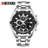 CURREN Watches Men quartz Sports  Waterproof Wristwatch