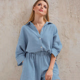 Cotton Pajamas For Women Sets Suit