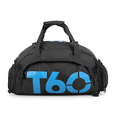 T60 Waterproof Gym Sports Bags Men Women Molle Fitness Training Backpacks Multifunctional Travel/Luggage Bolsa Shoulder Handbags