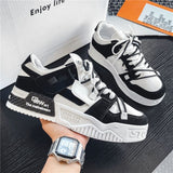 Versatile casual sports shoes for men, original, niche, thick soled panda board shoes for men