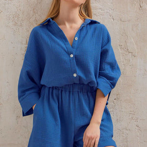 Cotton Pajamas For Women Sets Suit