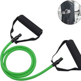 5 Levels Resistance Hot Yoga Pull Rope Bands Handles Elastic Sports Bodybuild Home Gym Workouts Muscle Training Rubber Tube Band